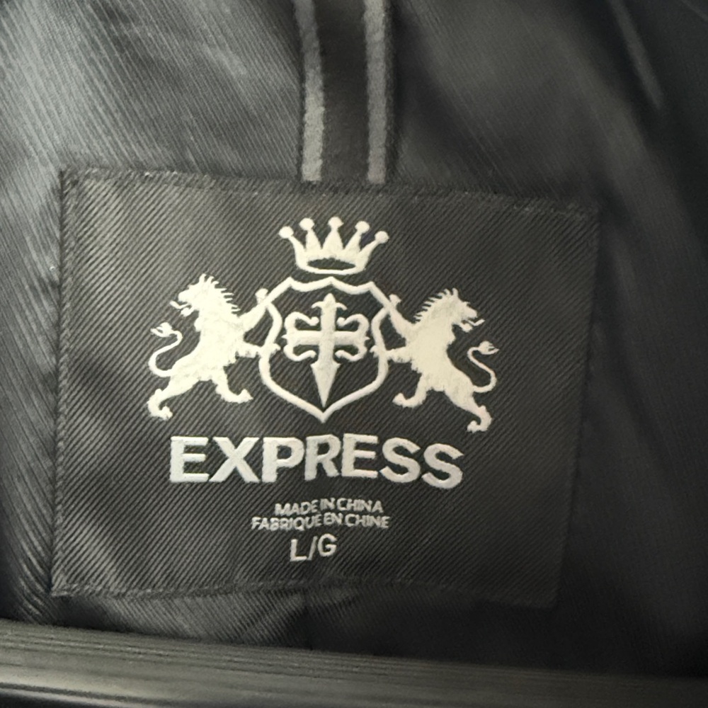 Express Wool Coat Size Large - Picture 9 of 9